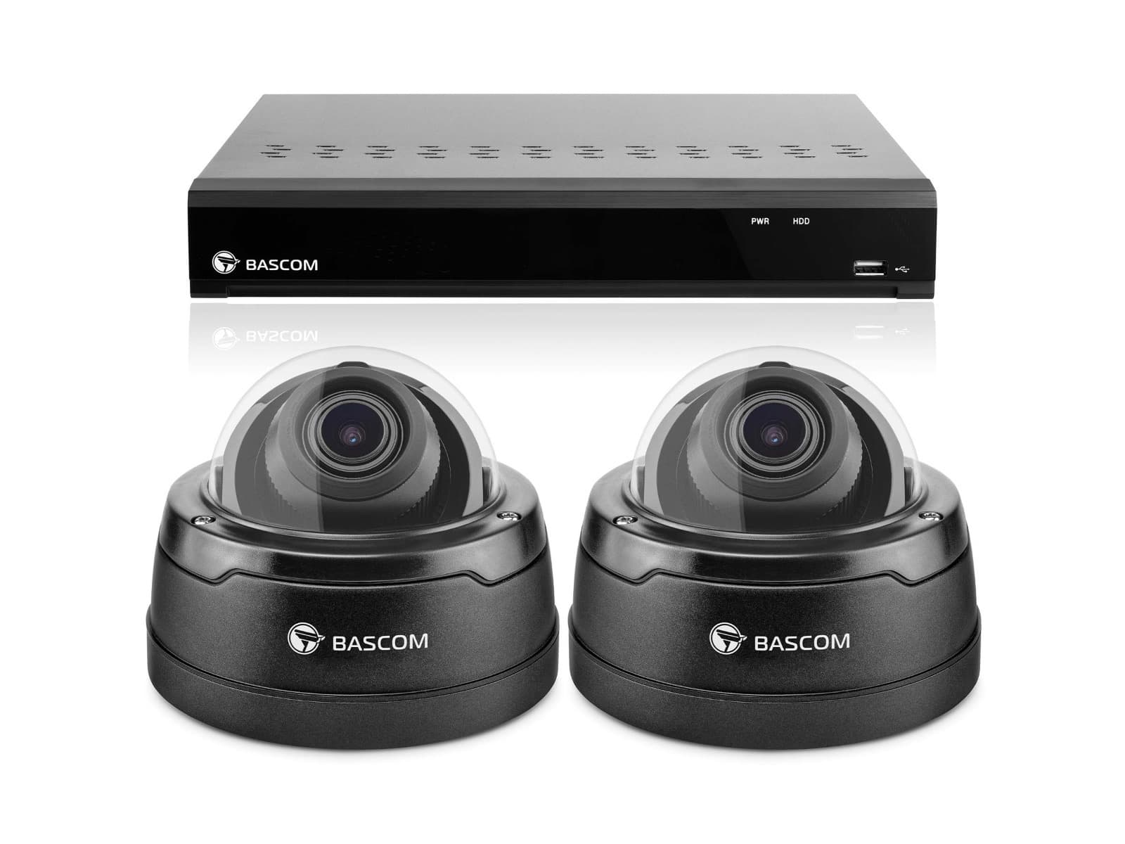 Bekabeld 2-dome-systeem PRO