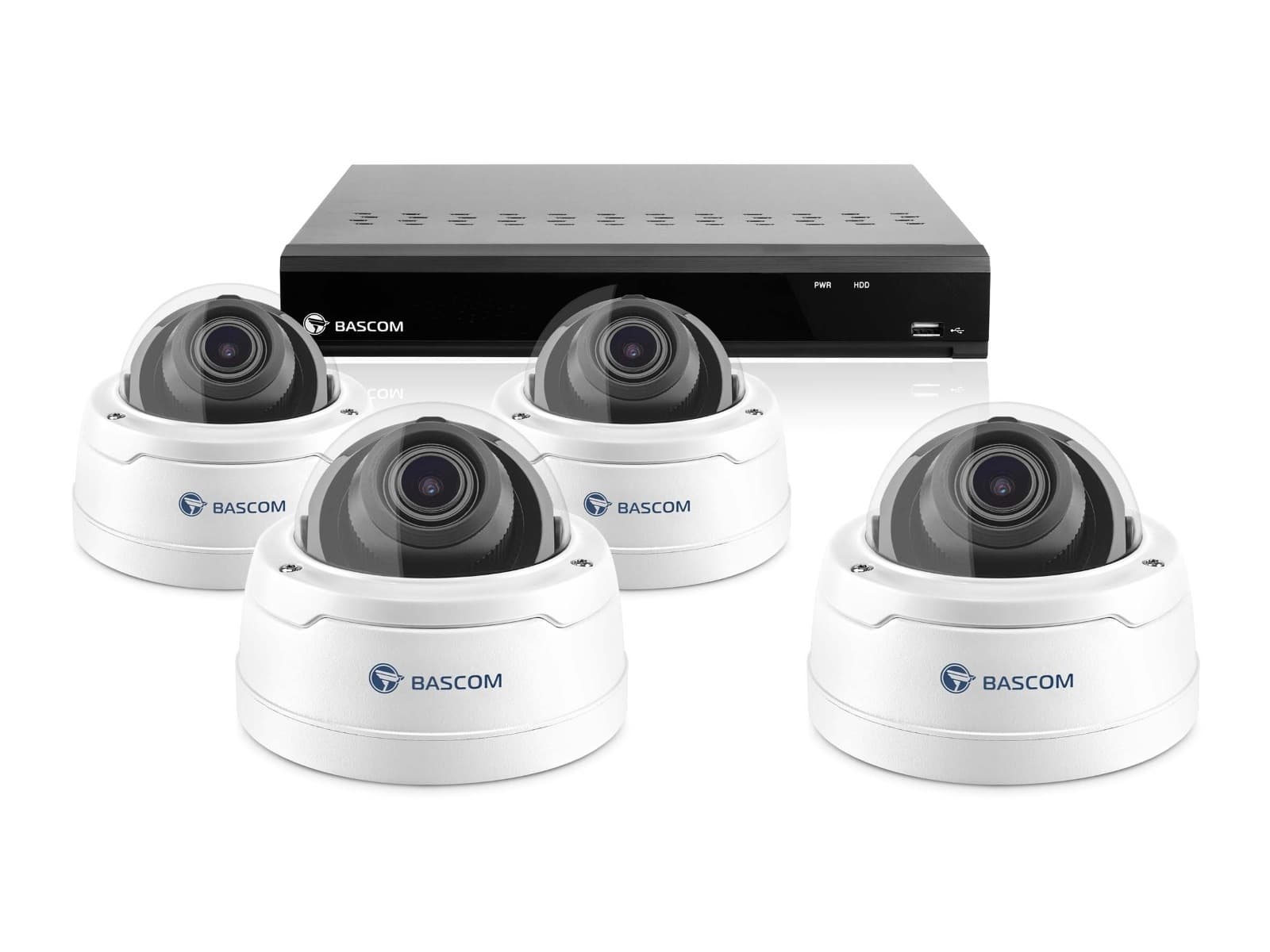 Bekabeld 4-dome-systeem PRO