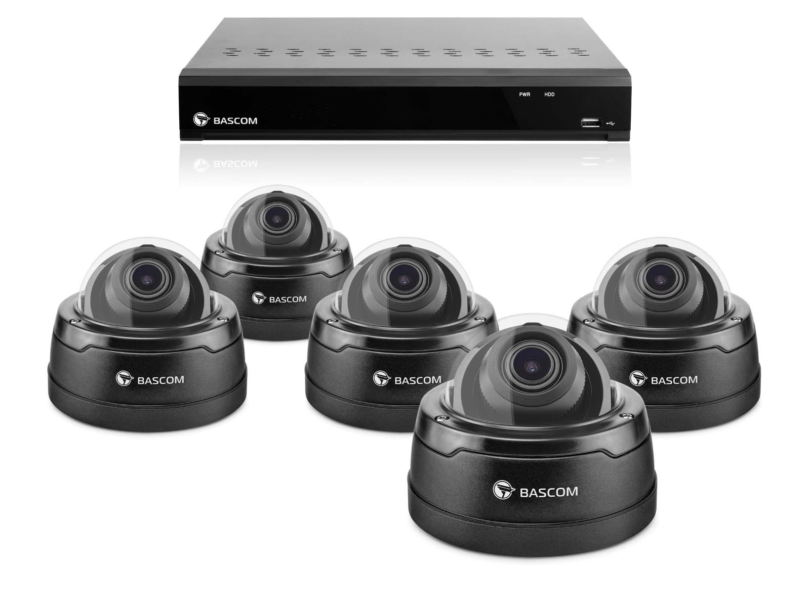 Bekabeld 5-dome-systeem PRO